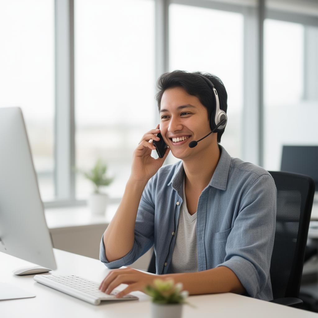 A licensed Game Day Health advisor speaking with a customer
